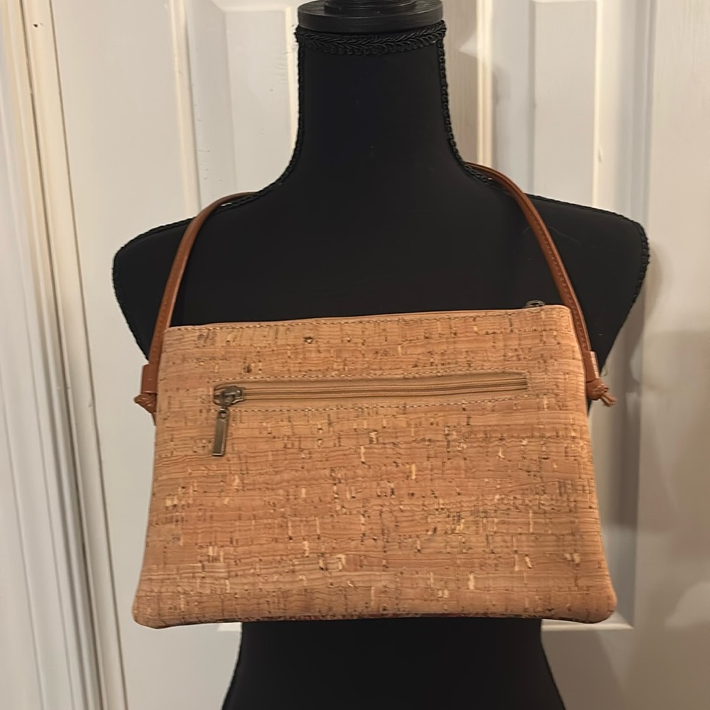 Multicolor Patterned Cork Women's Bag - Picture 2 of 6